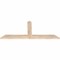 Ekena Millwork Portland Smooth Timber Gable Bracket, Douglas Fir, 48"W x 20"H x 1 1/2"D x 3 1/2"F, 10/12 Pitch GBW048X20X0204POR00SDF - alternate 2